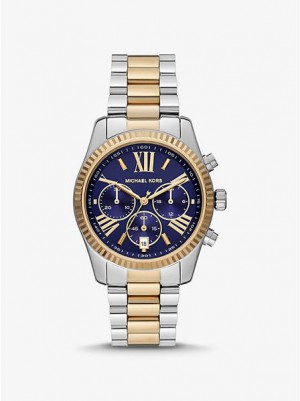 Dámské Hodinky Michael Kors Lexington Stříbrné Zlaté | 578320-DBO