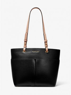 Dámské Přebalovací Tašky Michael Kors Bedford Medium Pebbled Læder Černé | 742195-TRB