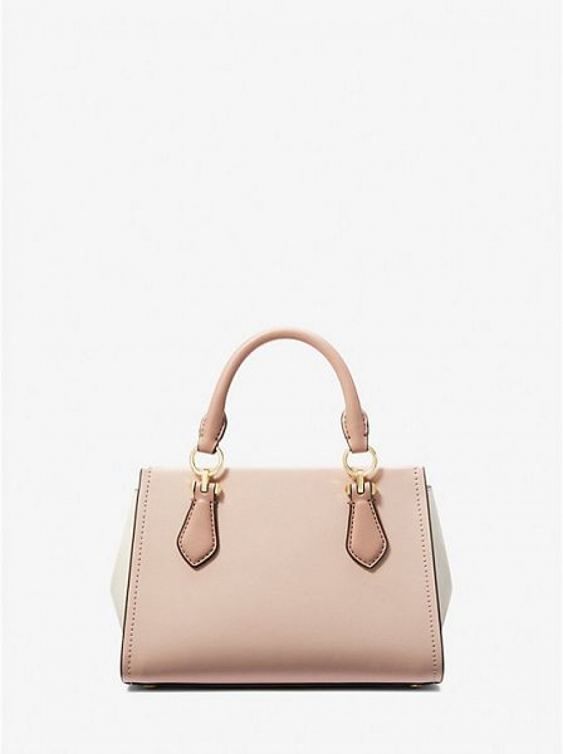 Dámské Crossbody Kabelky Michael Kors Marilyn Small Color-block Saffiano Læder Růžové | 497513-WUI