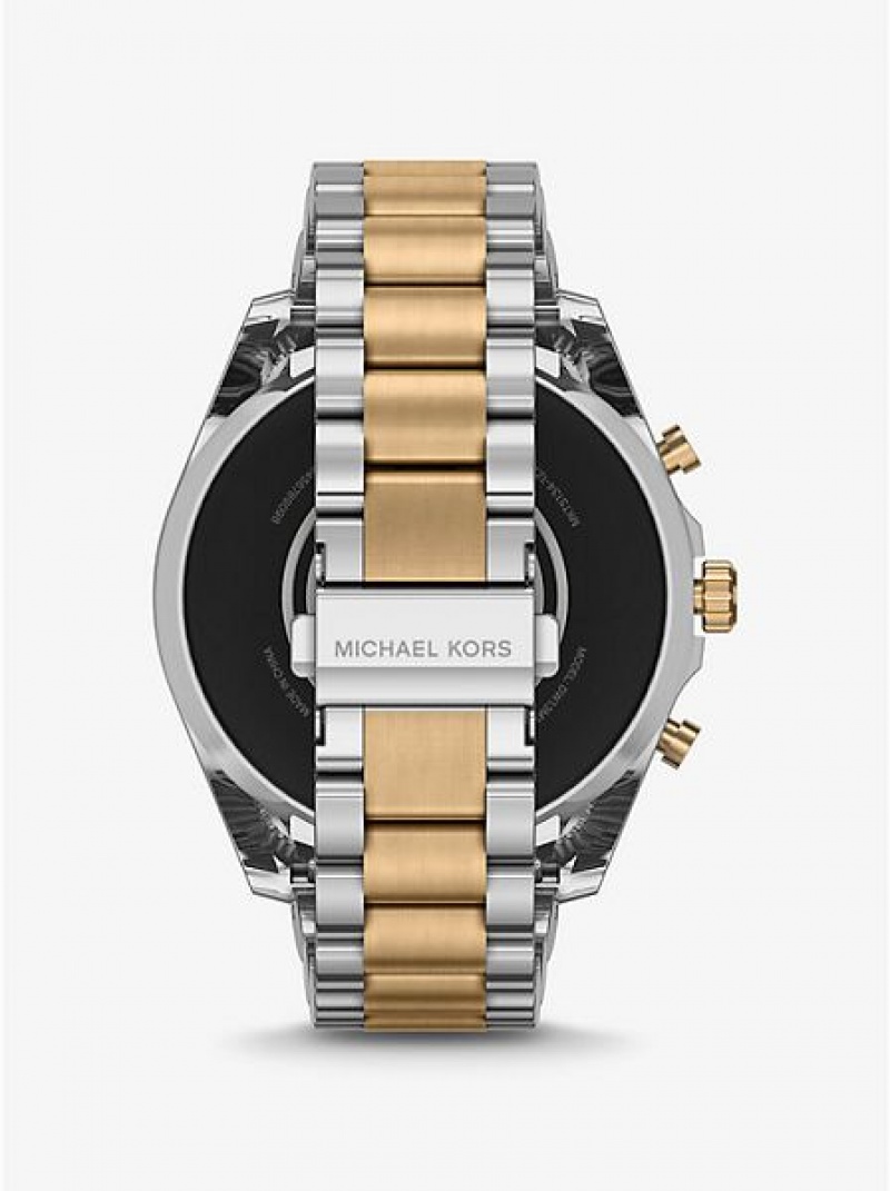 Dámské Hodinky Michael Kors Gen 6 Bradshaw Smart Stříbrné Zlaté | 912406-OZE