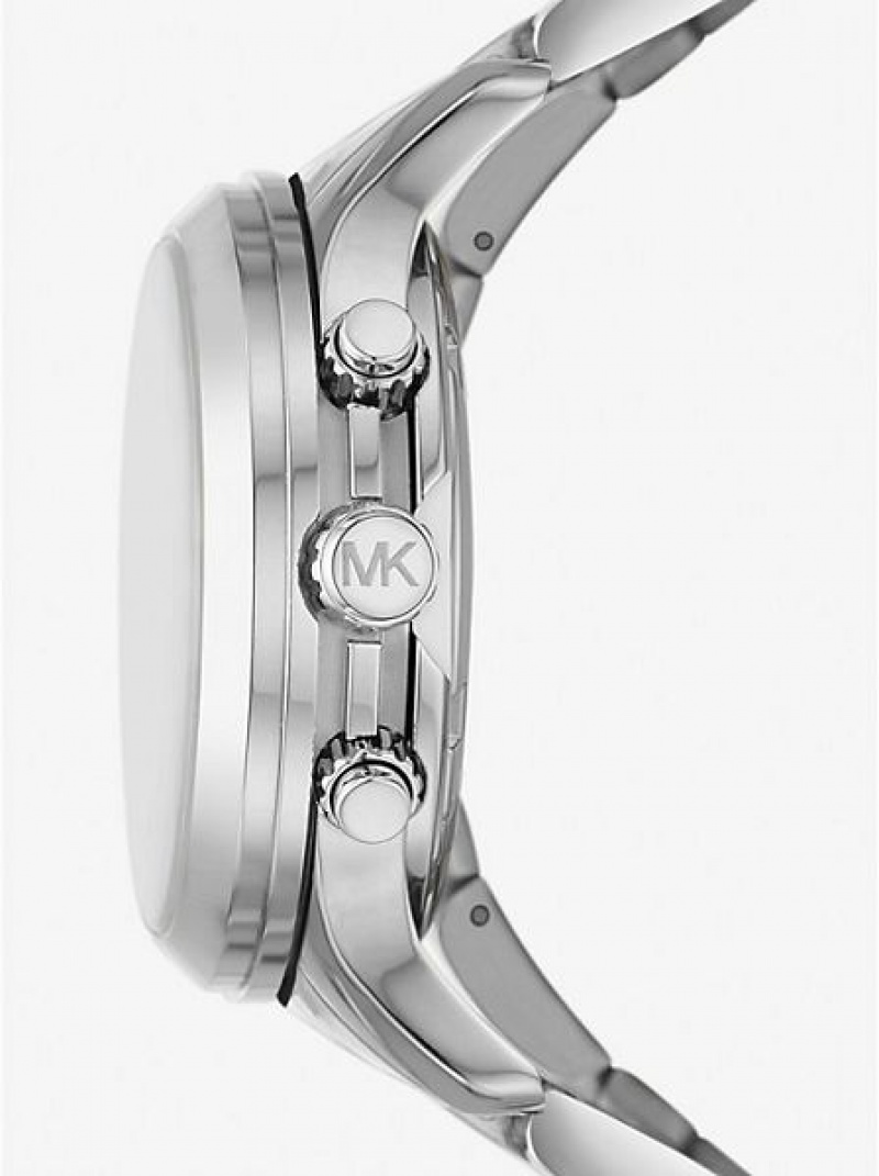 Dámské Hodinky Michael Kors Limited-edition Runway Rhodium-plated Stainless Steel Wrap Stříbrné | 635419-VDL