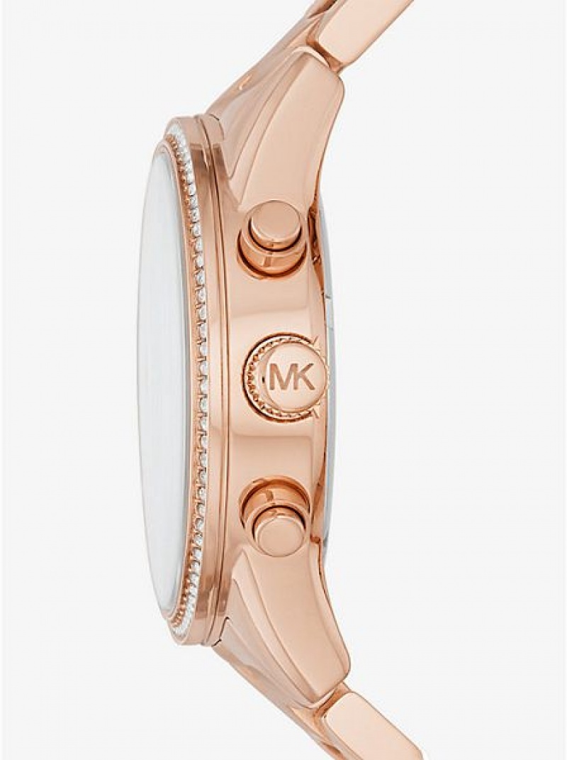 Dámské Hodinky Michael Kors Ritz Růžové Zlaté | 405923-YNH