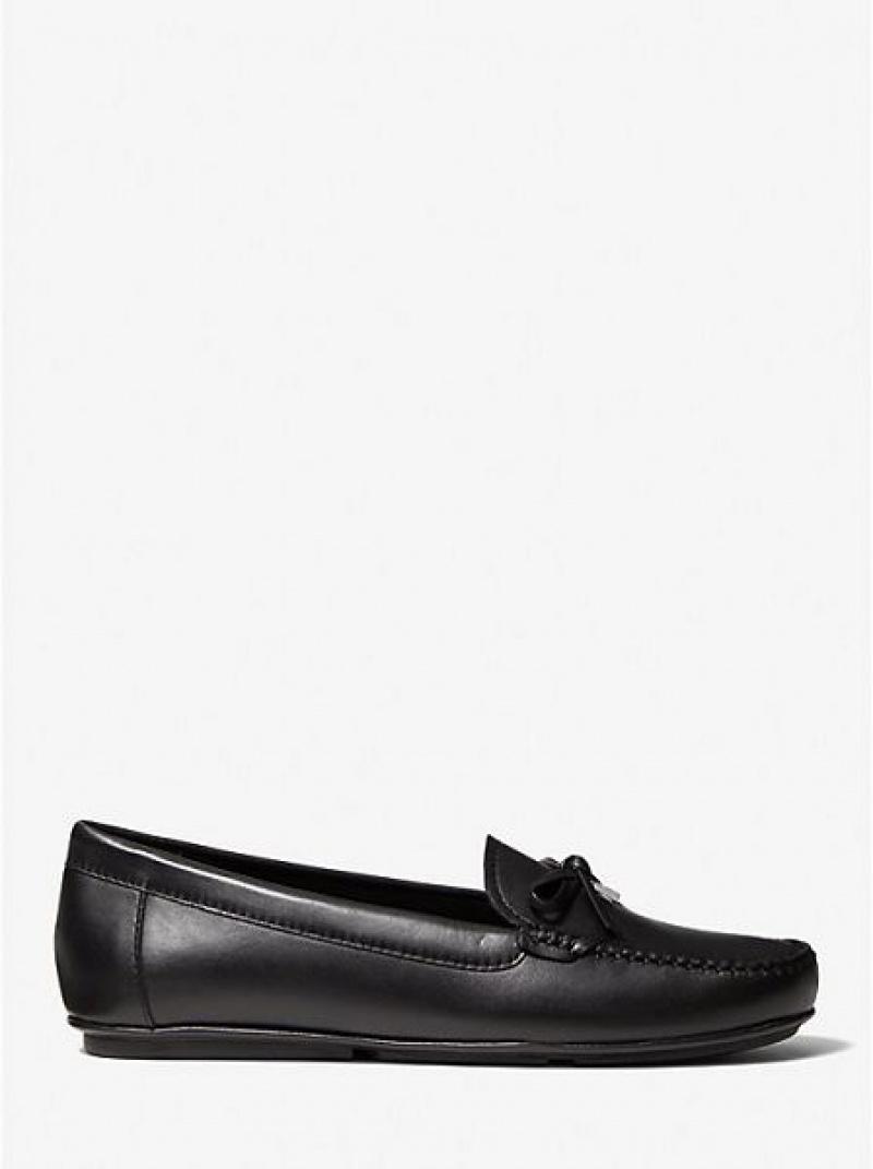 Dámské Loafers Michael Kors Juliette Læder Černé | 358209-HMA