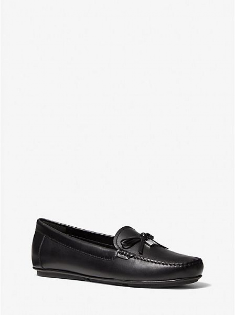 Dámské Loafers Michael Kors Juliette Læder Černé | 358209-HMA