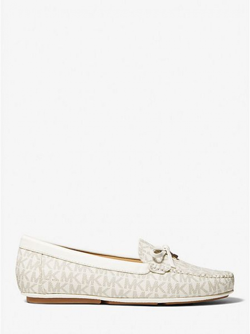 Dámské Loafers Michael Kors Juliette Logo Světle Žluté | 359284-EMZ