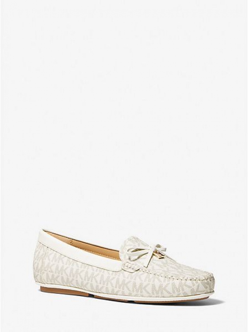 Dámské Loafers Michael Kors Juliette Logo Světle Žluté | 359284-EMZ