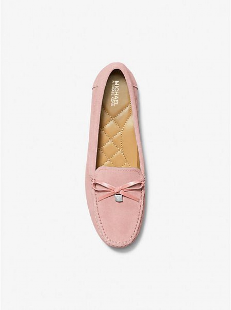 Dámské Loafers Michael Kors Juliette Semišové Růžové | 938174-WYZ