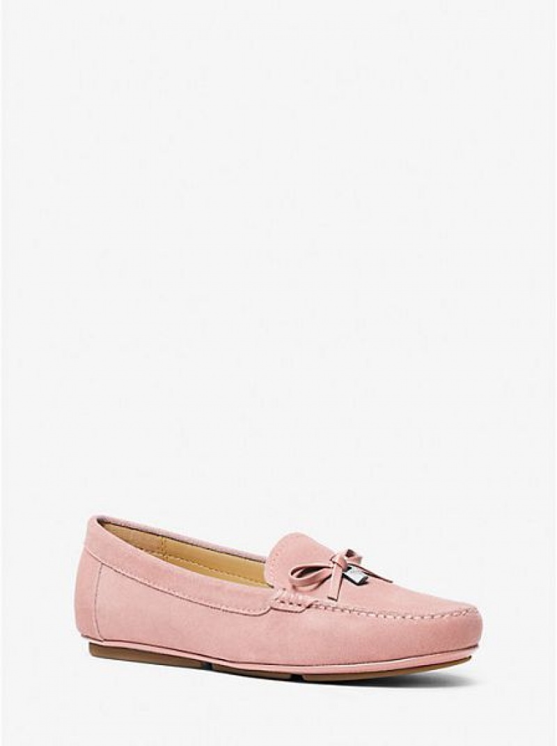 Dámské Loafers Michael Kors Juliette Semišové Růžové | 938174-WYZ