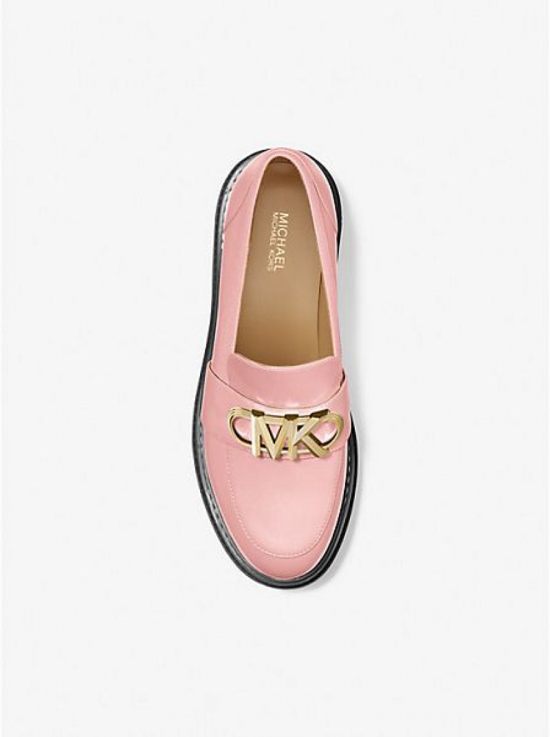 Dámské Loafers Michael Kors Parker Læder Růžové | 409637-NHM