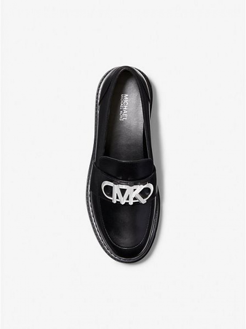 Dámské Loafers Michael Kors Parker Læder Černé | 127593-CWP