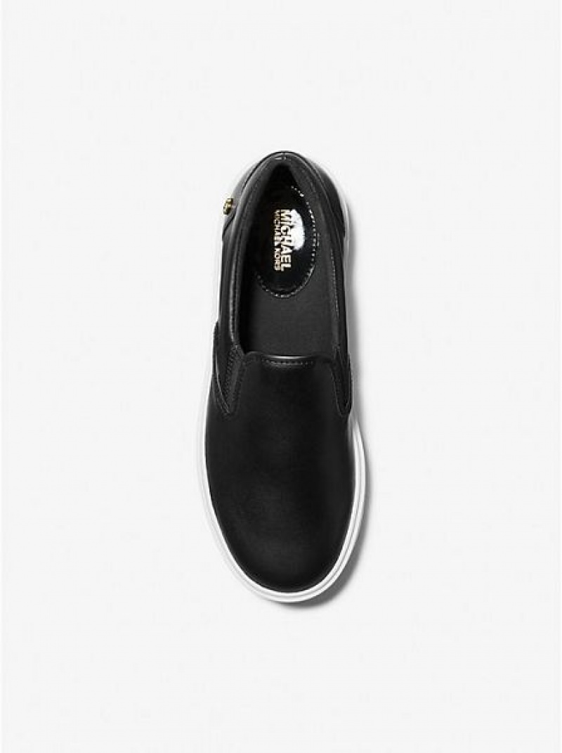 Dámské Slip On Tenisky Michael Kors Emmett Læder Černé | 429136-VGF