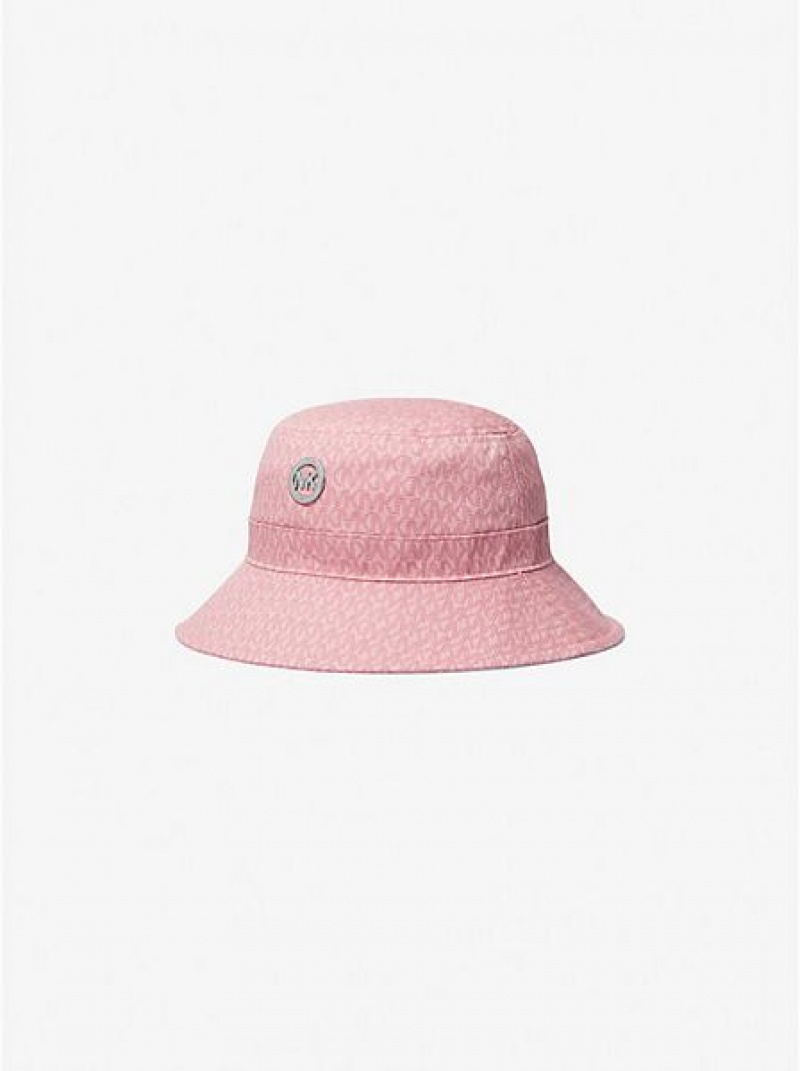 Dětské Klobouky Michael Kors Printed Bucket Růžové | 981072-TDR