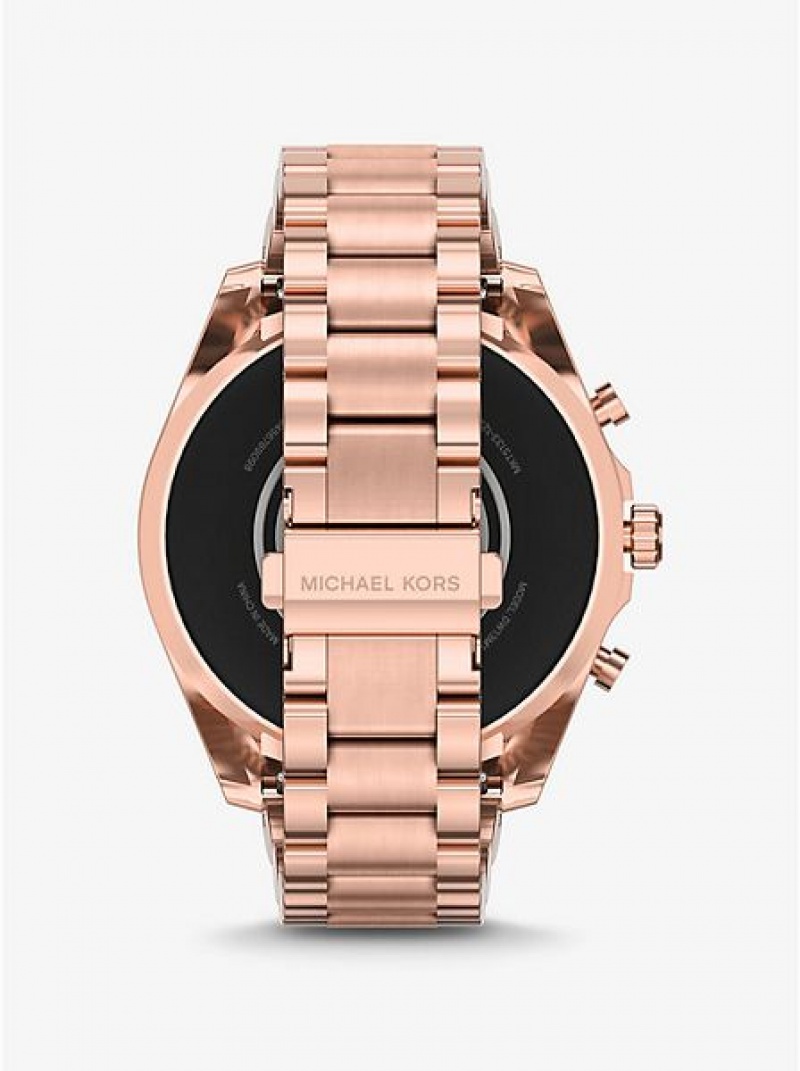 Pánské Hodinky Michael Kors Gen 6 Bradshaw Smart Růžové Zlaté | 936487-AJV