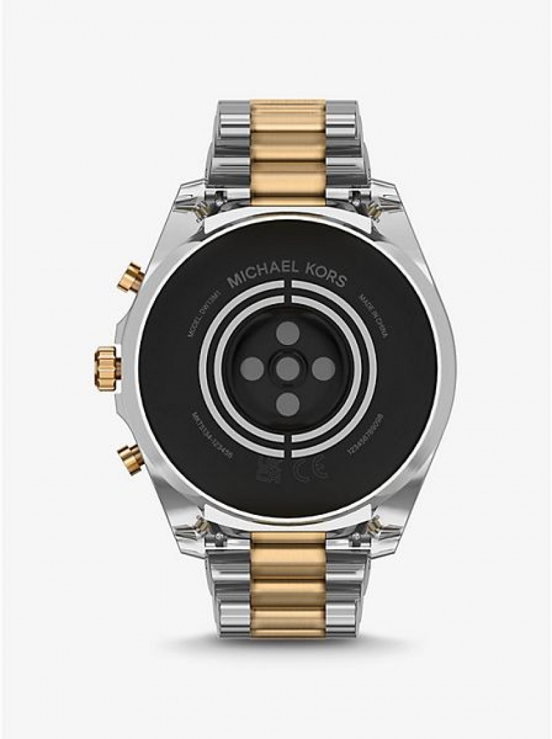 Pánské Hodinky Michael Kors Gen 6 Bradshaw Smart Stříbrné Zlaté | 351970-ITA