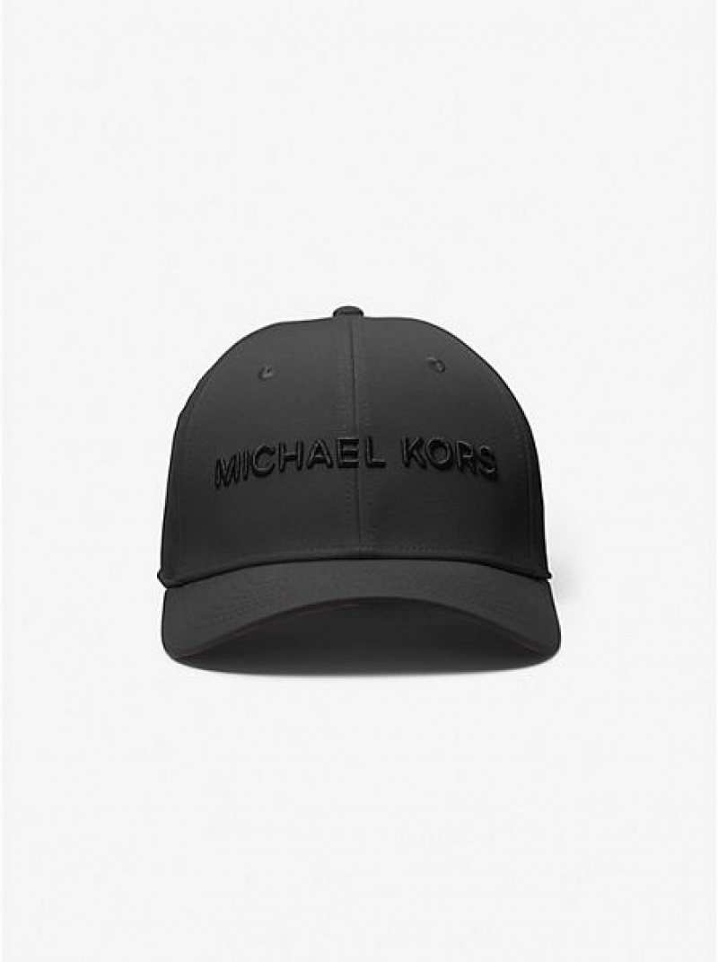 Pánské Klobouky Michael Kors Embroidered Baseball Černé | 095378-TQO