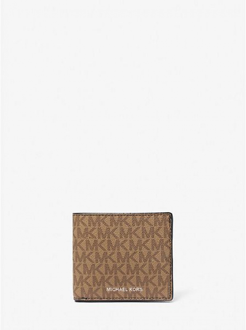 Pánské Pásky Michael Kors Logo And Billfold Šedé Hnědé | 321689-JGZ